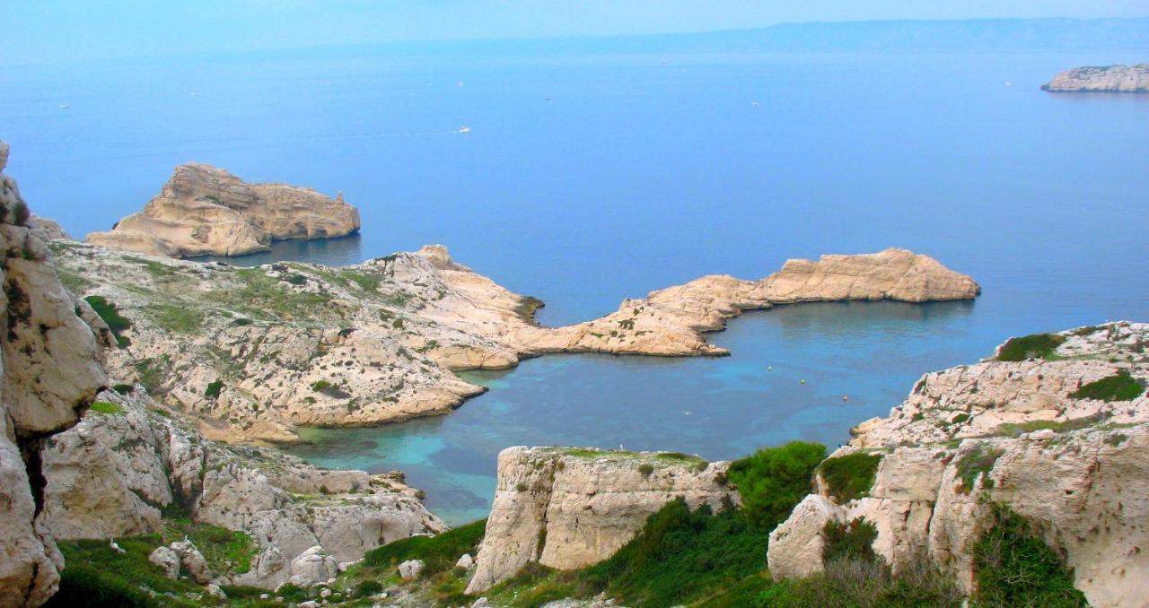 マルセイユLes Pieds Dans L'Eau Sur L'Ile Du Frioulアパートメント エクステリア 写真